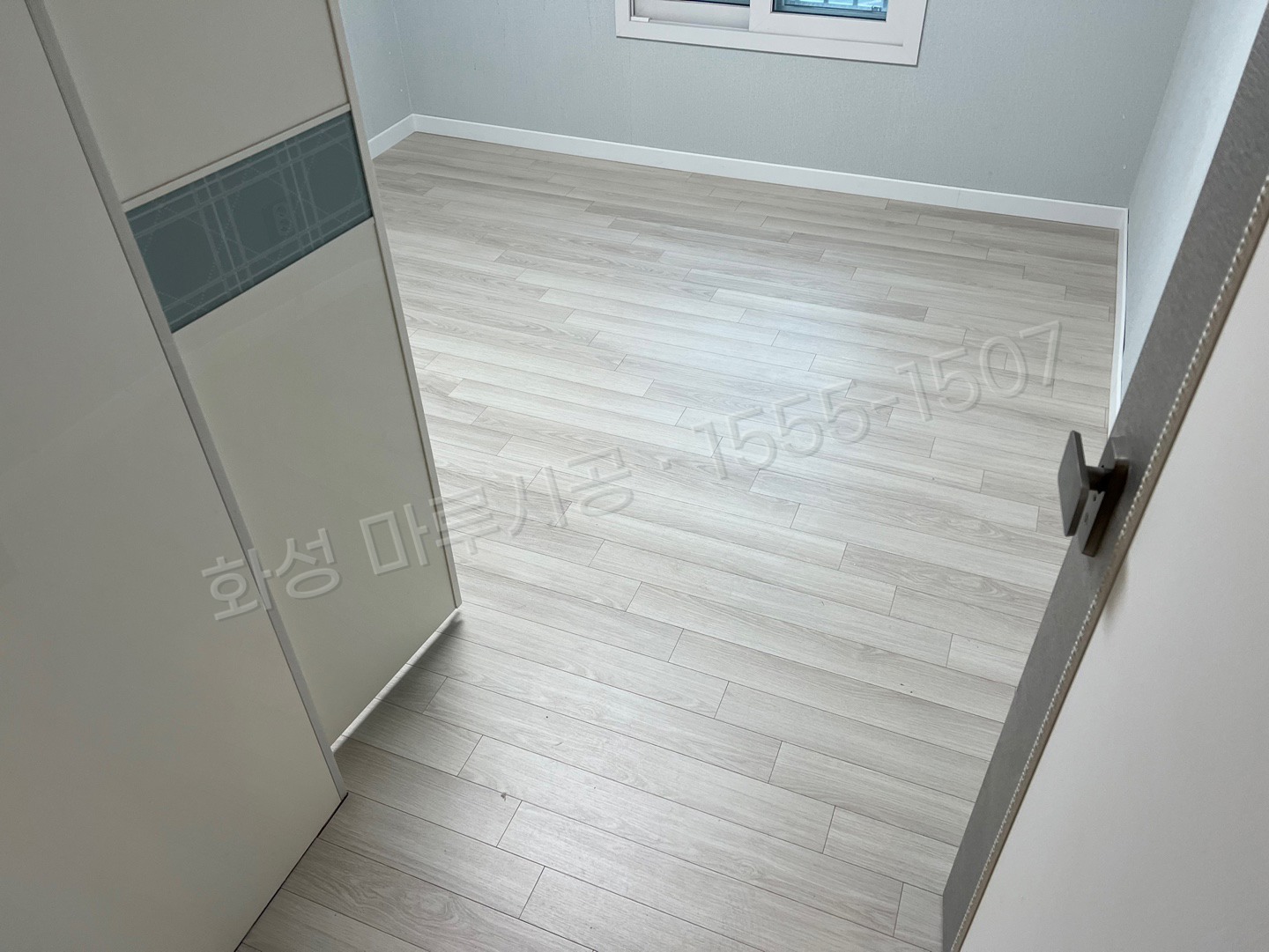 화성 효행구 기안동 강마루 동화 나투스진 퓨어실버 바닥공사 마루시공업체 시공 후